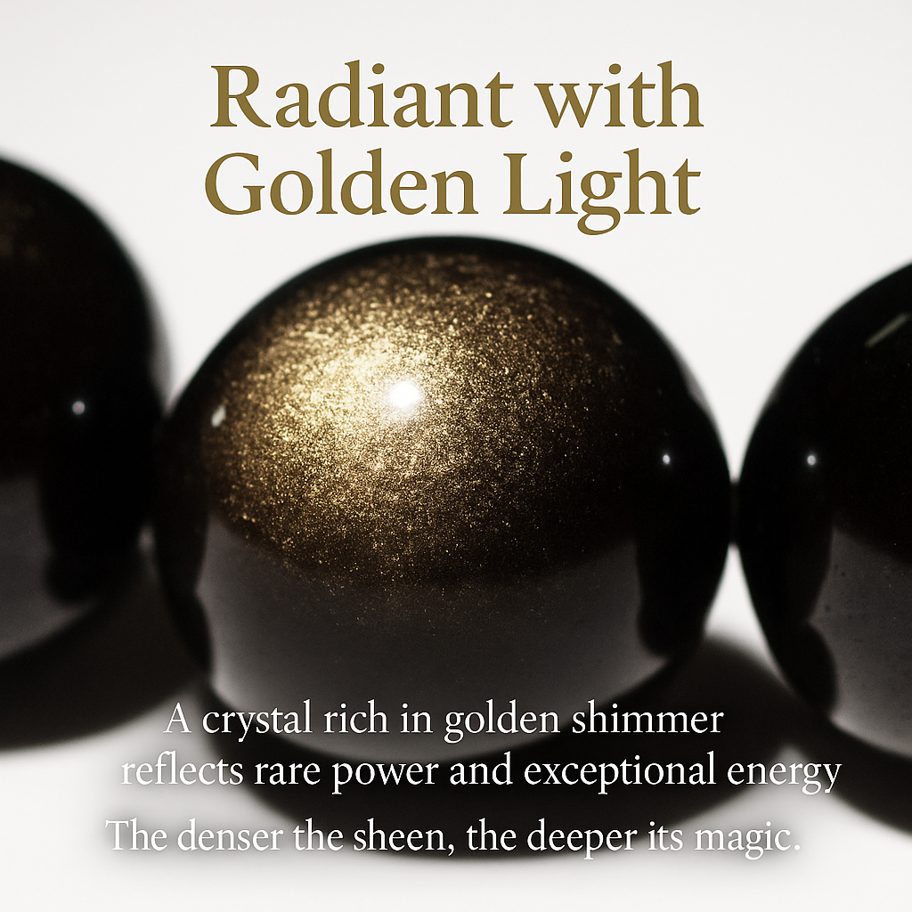 Golden Sheen Obsidian – Mirror of Power and Inner Truth