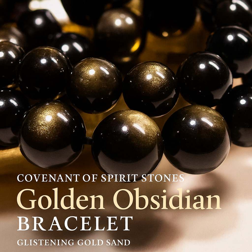 Golden Sheen Obsidian – Mirror of Power and Inner Truth